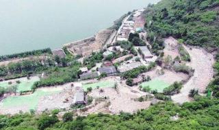 山东济南违建别墅拆除现场